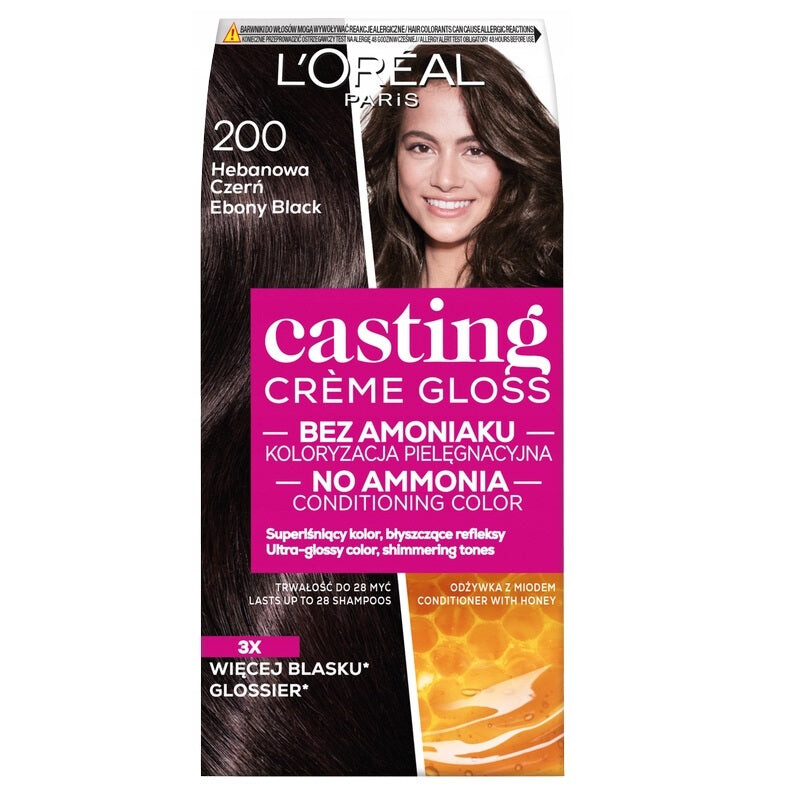 

L'Oreal Paris Краска для волос Casting Creme Gloss 200 Эбеновое дерево Черный