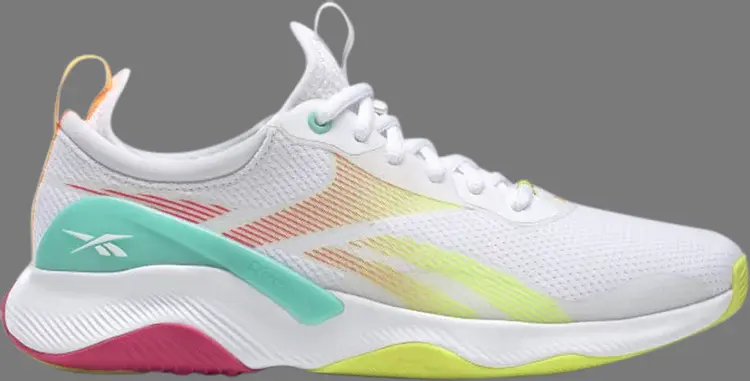 

Кроссовки wmns hiit 2 'white pink pixel mint' Reebok, белый