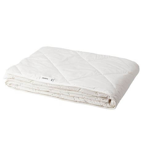 Одеяло легкое Ikea Rodkorvel 150х200, белый летнее шерстяное одеяло в скандинавском стиле вязаное клетчатое одеяло однотонное одеяло для дивана с кисточками стандартное одеяло