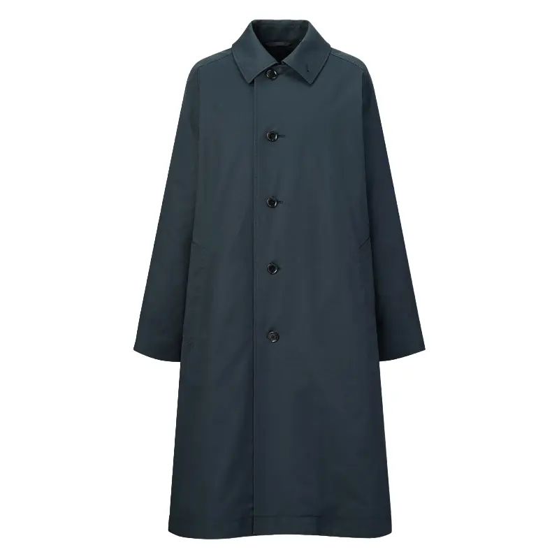 

Пальто Uniqlo U single-breasted, синий