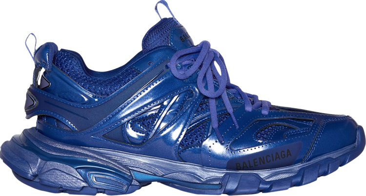 Кроссовки Balenciaga Track Sneaker Metallic Indigo, синий