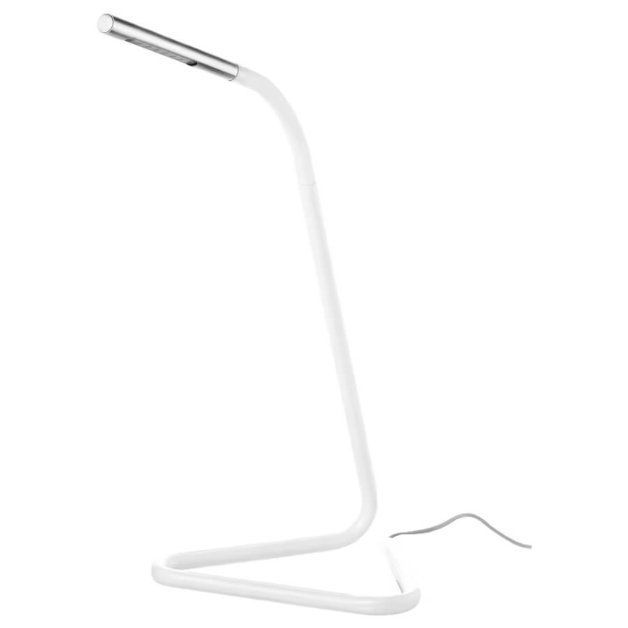 Рабочая лампа Ikea Harte Led, белый/серебристый