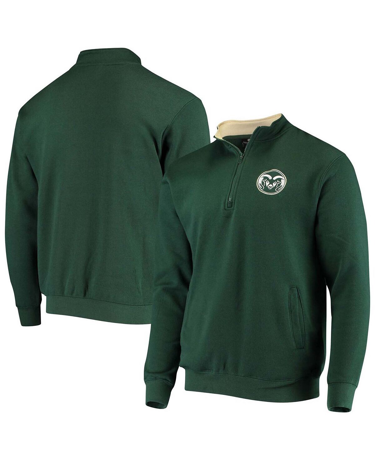

Мужская зеленая куртка-пуловер colorado state rams tortugas logo с молнией на четверть Colosseum, зеленый