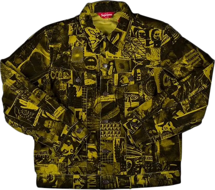 

Куртка Supreme Vibrations Corduroy Trucker Jacket 'Yellow', желтый