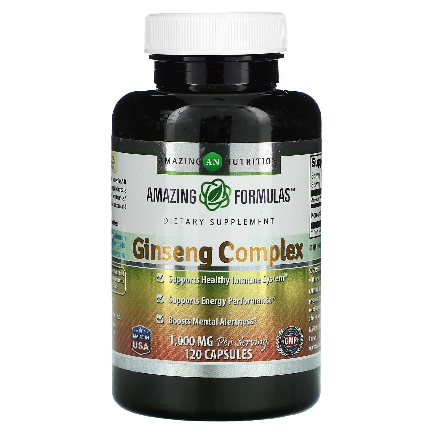 

Комплекс Женьшеня Amazing Nutrition, 120 капсул