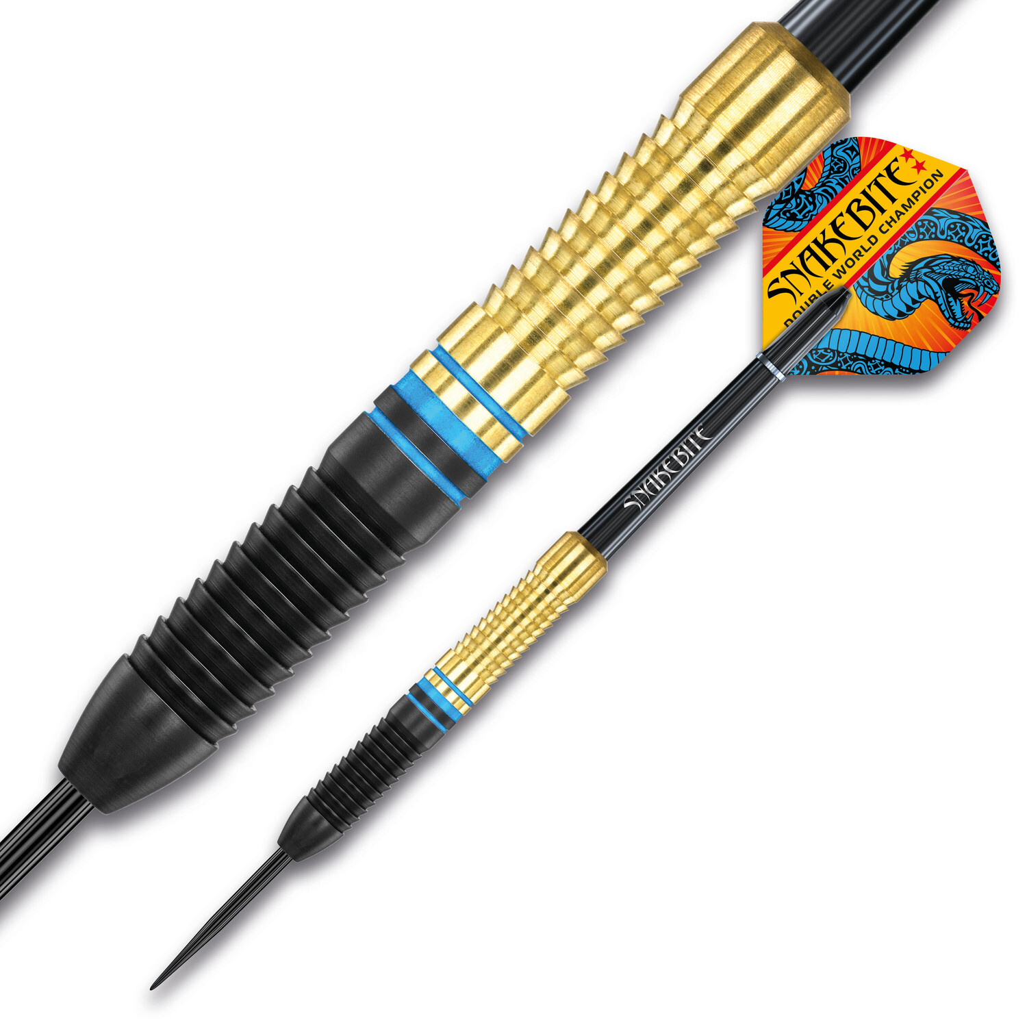 

Набор латунных дротиков Snakebite vs Iceman DWC с лопастями и стержнями (стебли) RED DRAGON DARTS