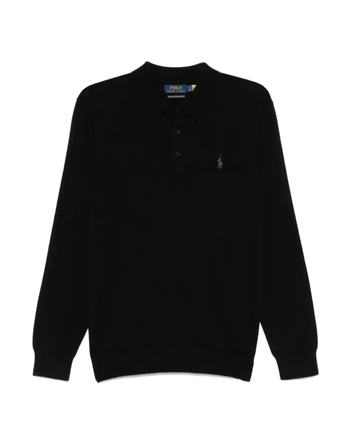 

Вязаный пуловер с длинными рукавами Ralph Lauren, черный