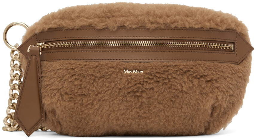 

Коричневая сумка через плечо Banane Max Mara