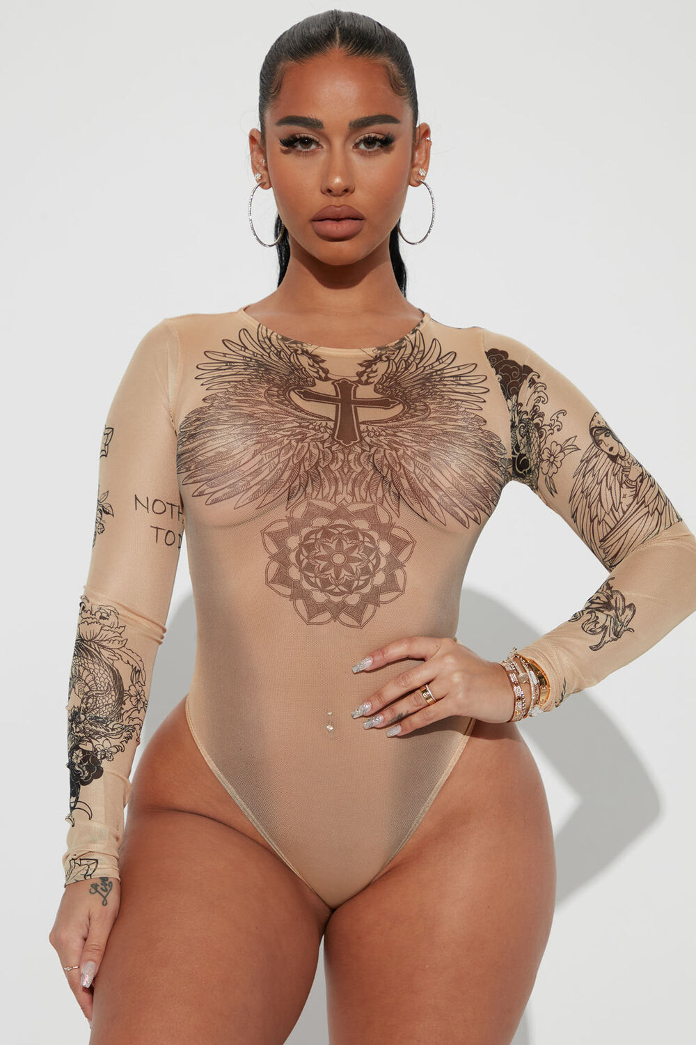 

Боди Fashion Nova T16234, нюд