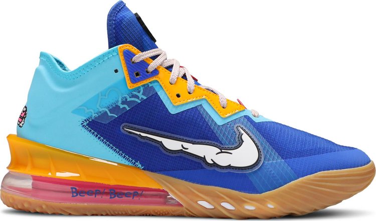 Кроссовки Nike Space Jam x LeBron 18 Low 'Wile E. x Roadrunner', многоцветный - фото