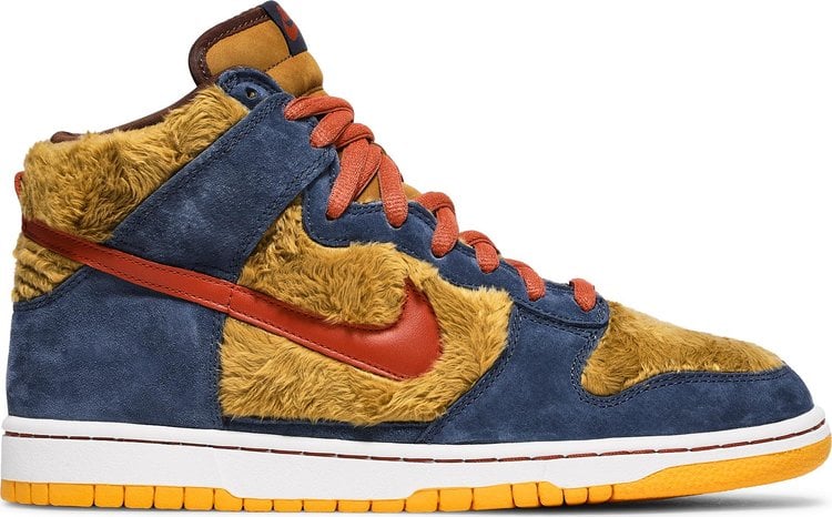 Лимитированные кроссовки Nike Dunk High Premium SB 'Three Bears', синий - фото