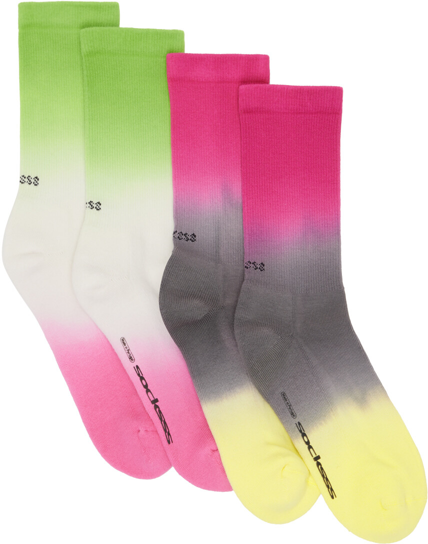 

Набор из двух разноцветных носков SOCKSSS