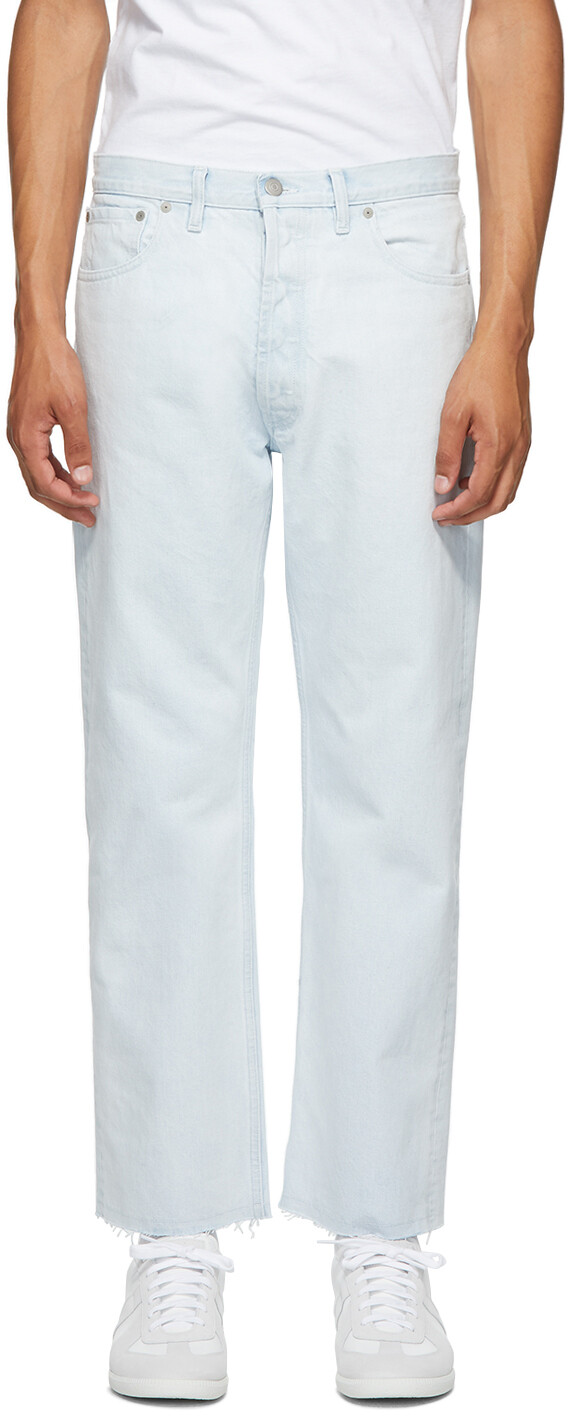 

Синие джинсы Super Bleach 80s Denim Maison Margiela