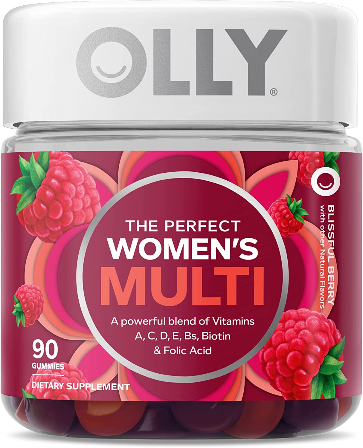 Жевательные мультивитамины Olly для женщин, 90 таблеток doctor s finest мультивитамины для беременных с фолиевой кислотой ягоды 90 жевательных таблеток