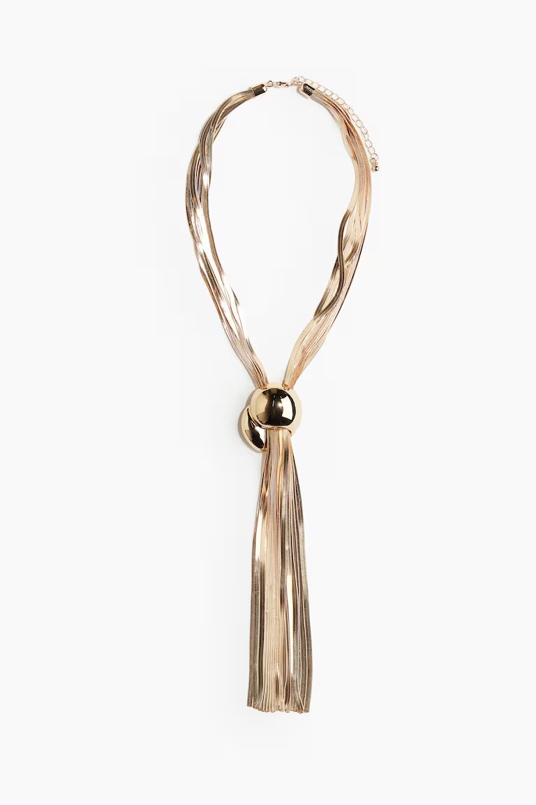 

Колье H&M A/W 2024 Snake Chain, золотистый