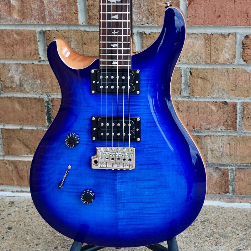 

PRS SE Custom 24 Lefty Faded Blue Burst