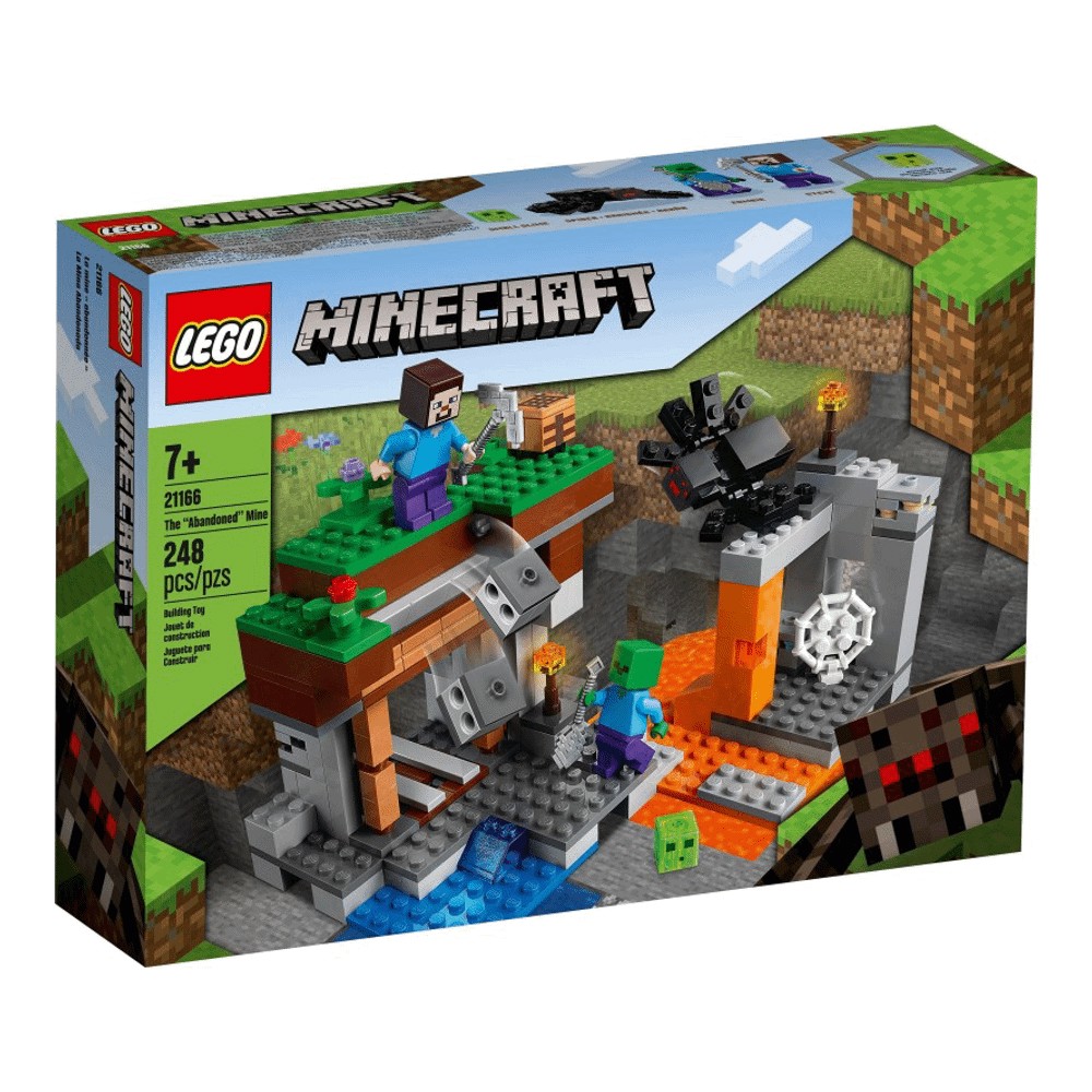 Конструктор LEGO Minecraft 21166 Заброшенная шахта minecraft 11582 6026 1017 заброшенная шахта в подземелье