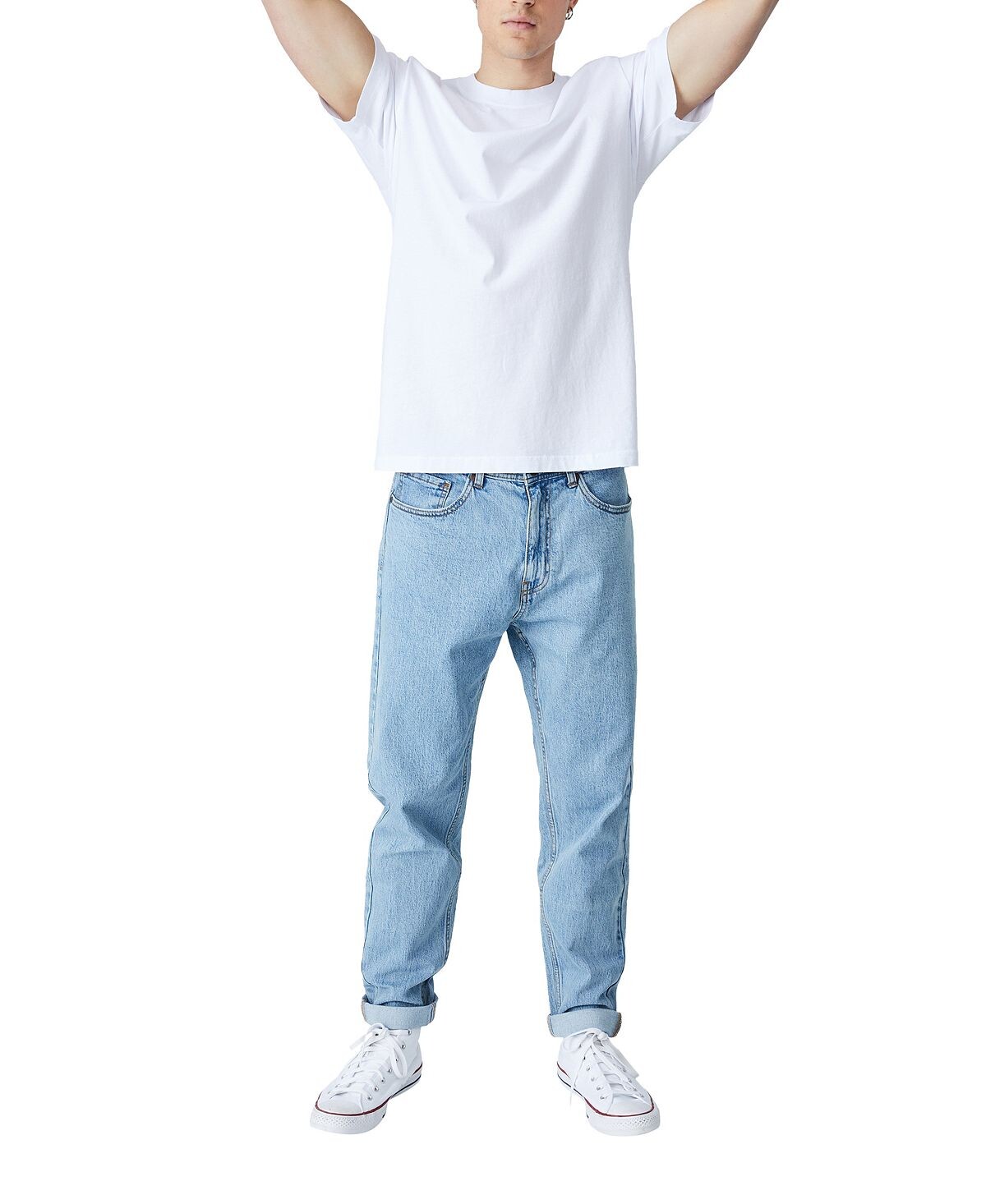 

Мужская органическая футболка свободного кроя COTTON ON, белый
