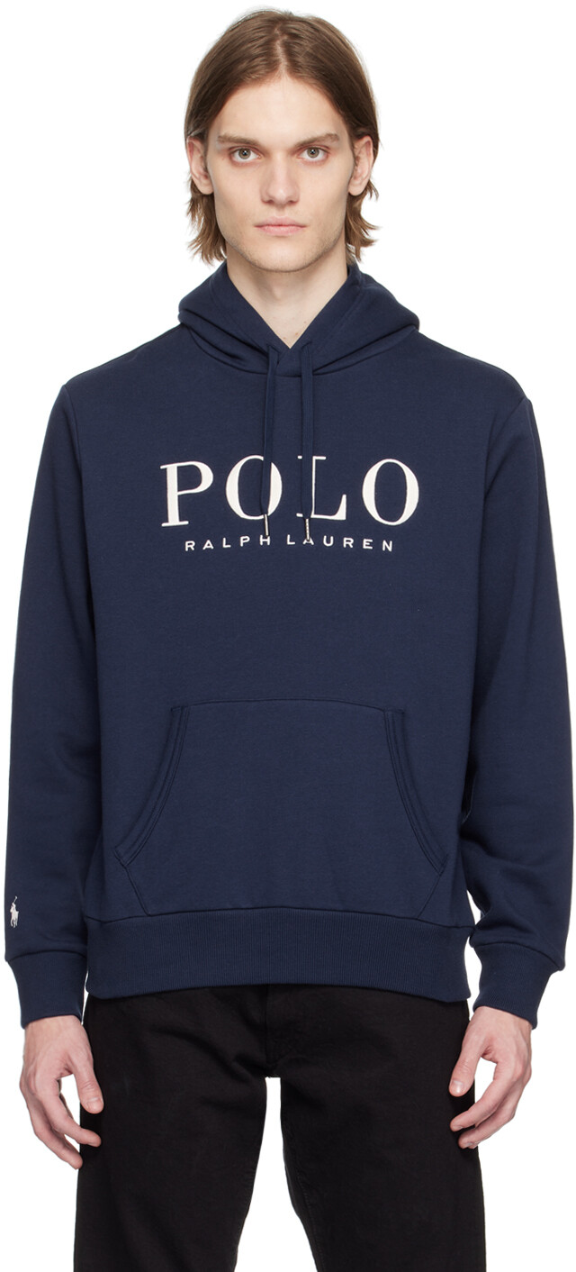 

Круизная толстовка темно-синего цвета Polo Ralph Lauren