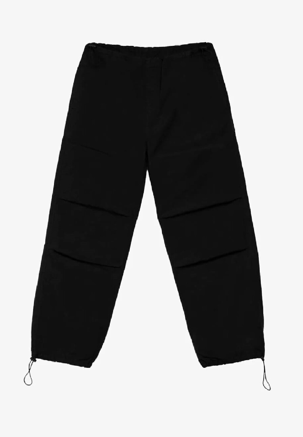 

Спортивные брюки Stradivarius Parachute Popelin, черный