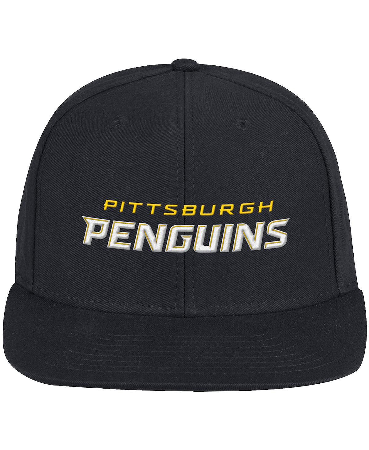 Мужская черная кепка Snapback Pittsburgh Penguins adidas