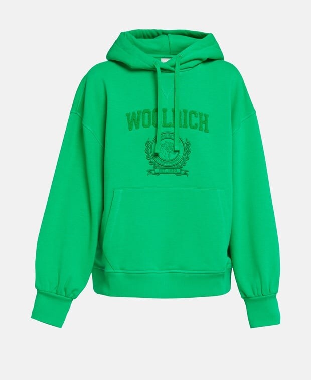 

Толстовка с капюшоном Woolrich, зеленый