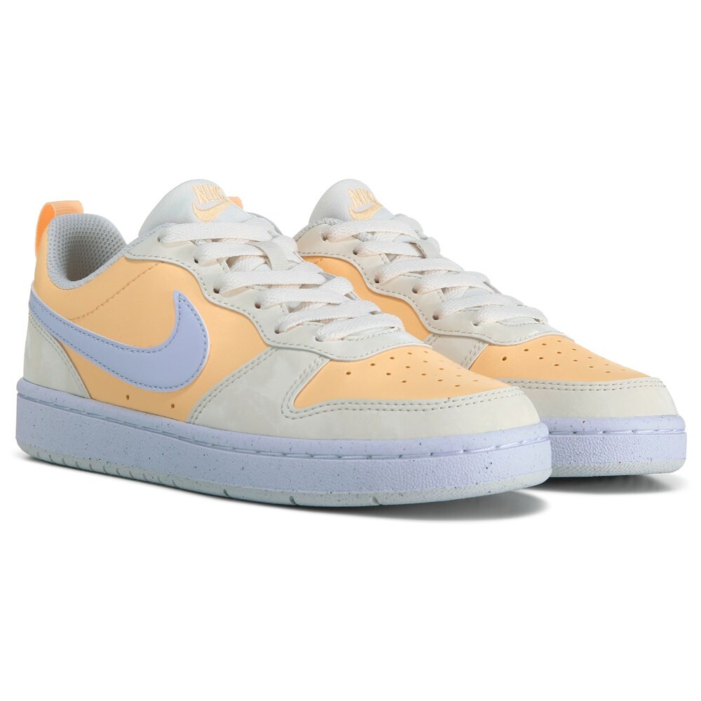 

Детские низкие кеды Court Borough Recraft Big Kid Nike, серый