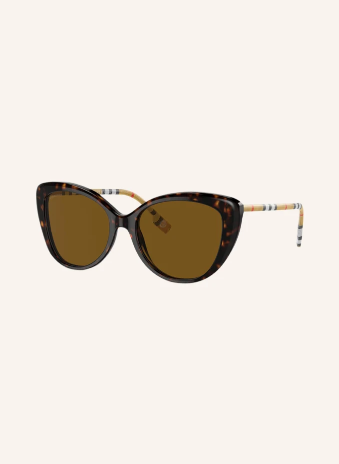 Солнцезащитные очки be4407 Burberry, коричневый