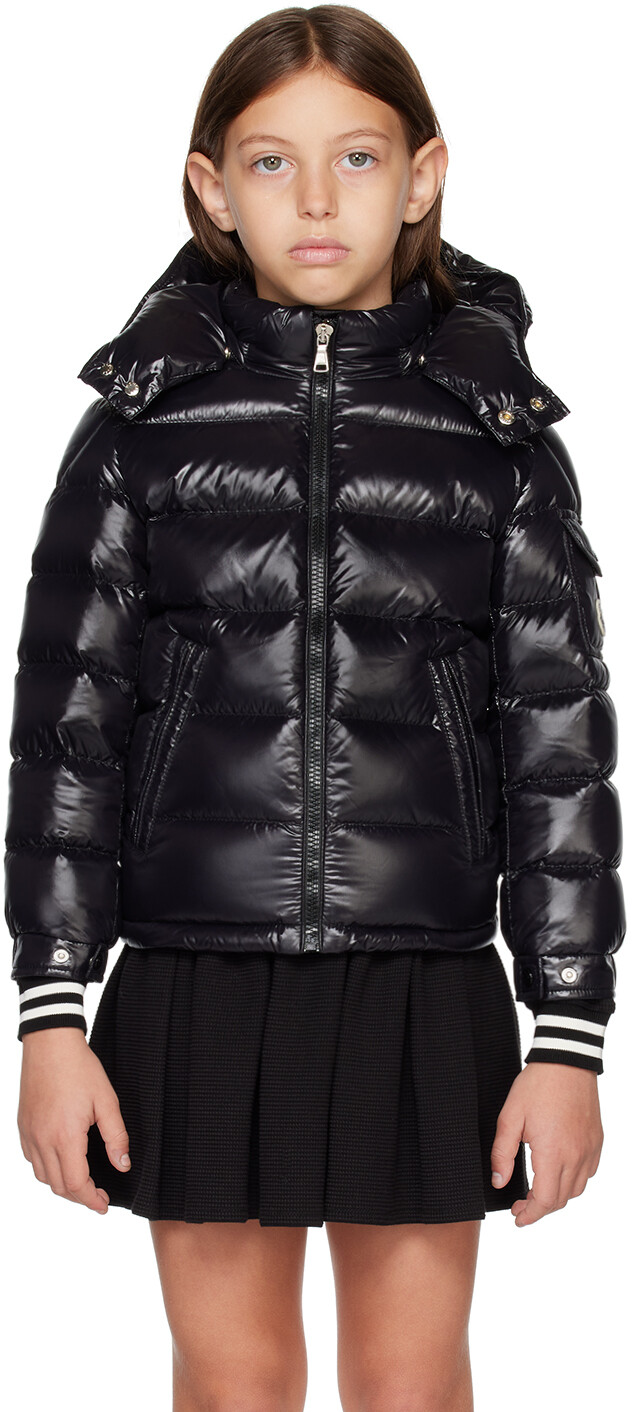 

Детский пуховик Maya Moncler Enfant, цвет Black