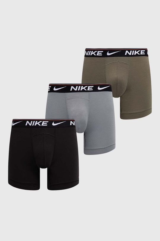Комплект из трех боксеров Nike, серый