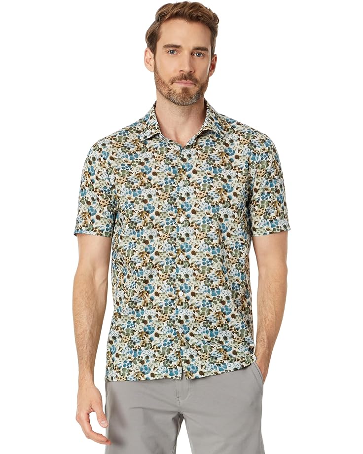 цена Рубашка Good Man Brand Short Sleeve Big On Point, цвет Neutral Watercolor Dots