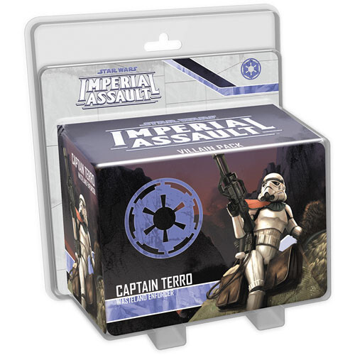 

Настольная игра Fantasy Flight Games Star Wars: Imperial Assault - Captain Terro, Wasteland Enforcer Villain Pack