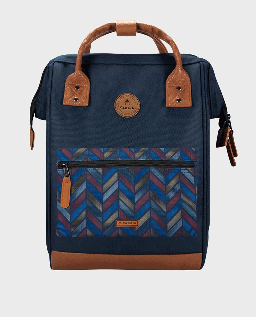 Рюкзак Chicago среднего размера из водоотталкивающего темно-синего цвета Cabaia, темно-синий