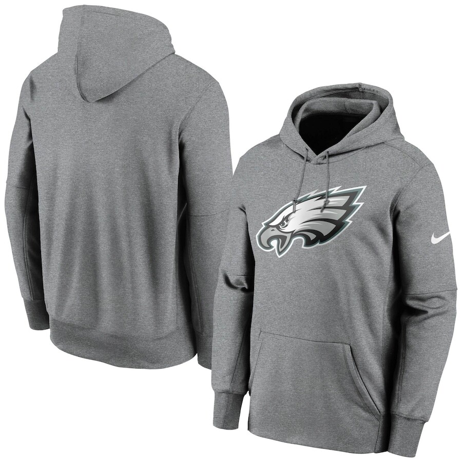 

Пуловер с капюшоном Nike Philadelphia Eagles, серый