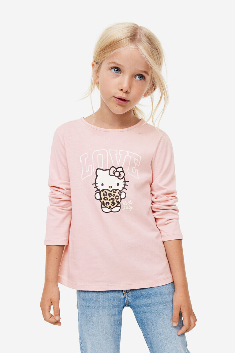 

Две пары трикотажных топов с длинными рукавами H&M, розовый