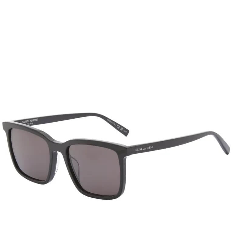цена Солнцезащитные очки Saint Laurent SL 500, черный