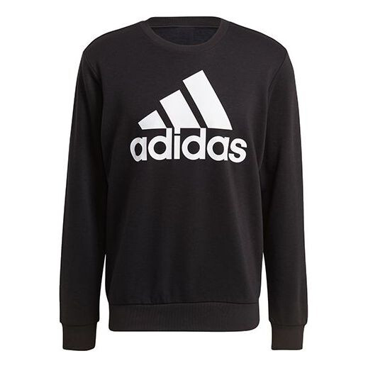 

Толстовка Adidas M Bl Ft Swt Logo Printing Sports Round Neck Pullover Black, Черный