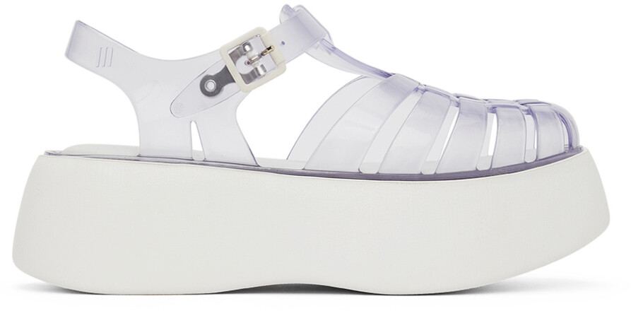 

Белые сандалии на платформе Melissa Possession