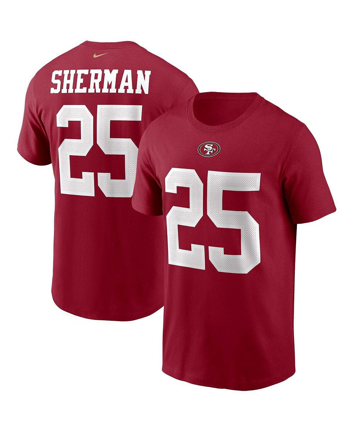 

Мужская футболка richard sherman scarlet san francisco 49ers с именем и номером Nike