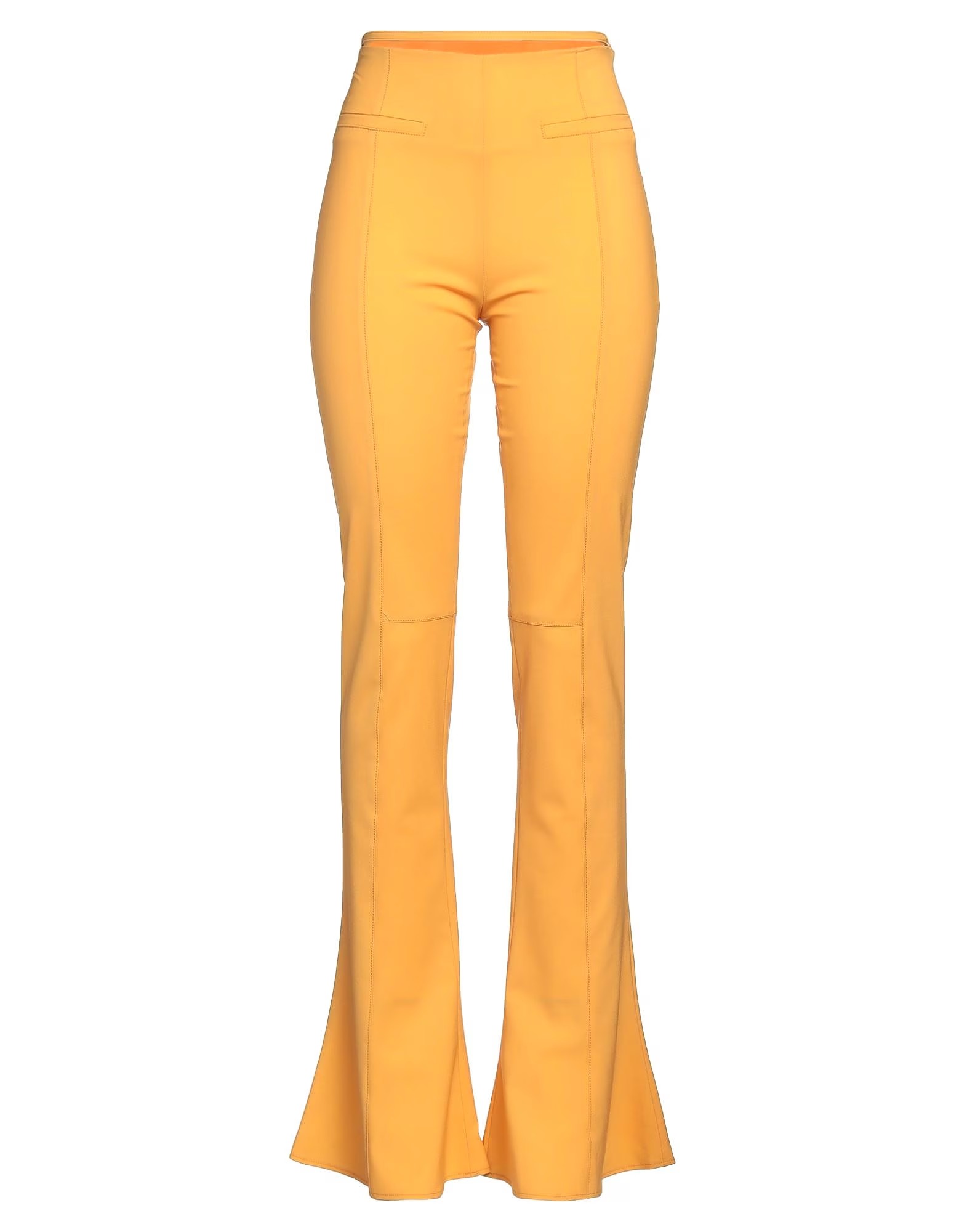 Брюки Jacquemus, оранжевый брюки из шерсти с поясом zara защитный зеленый