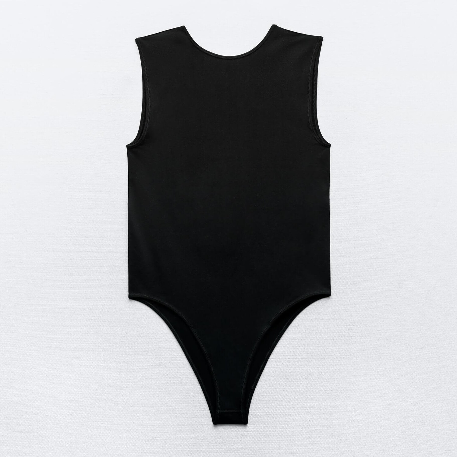 Боди Zara Sleeveless Seamless, черный