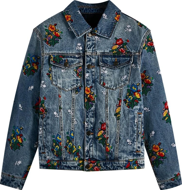 

Куртка Kith Ellis Denim Jacket 'Indigo', синий