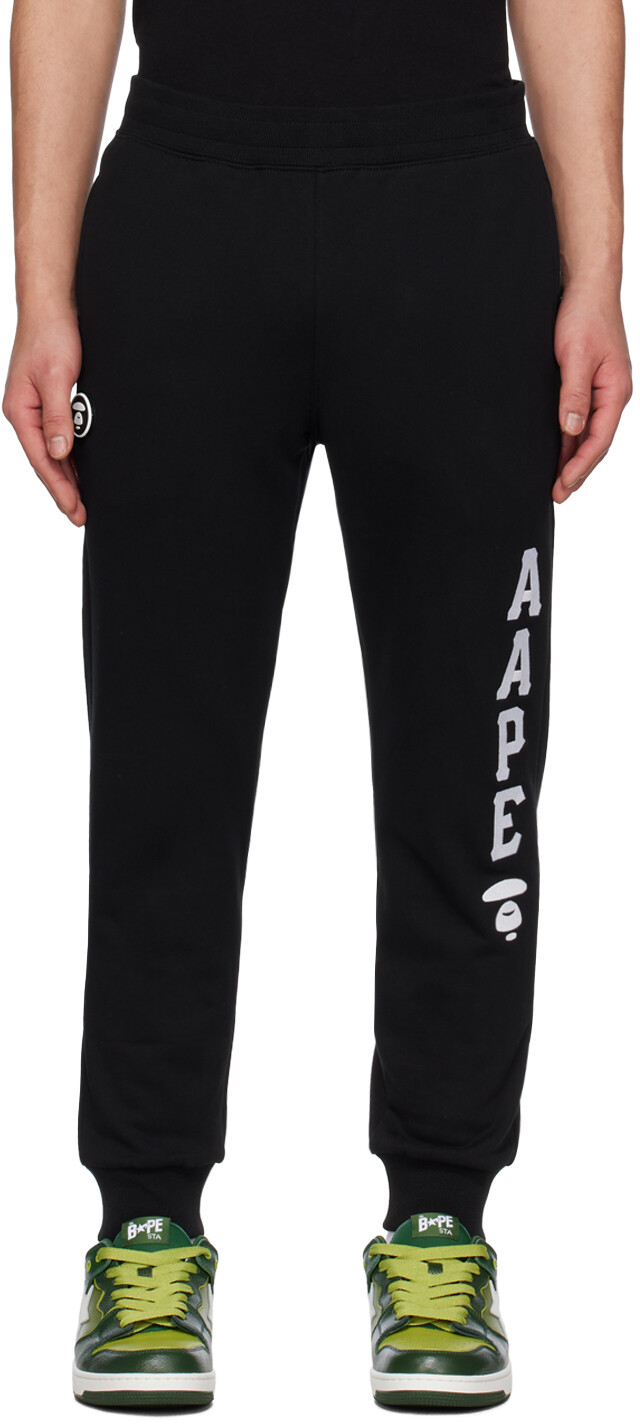 

Черные съемные брюки для отдыха AAPE by A Bathing Ape, Черный