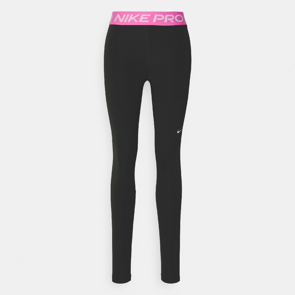 Леггинсы Nike Performance 365, черный/розовый/белый леггинсы nike performance 365 черный розовый белый