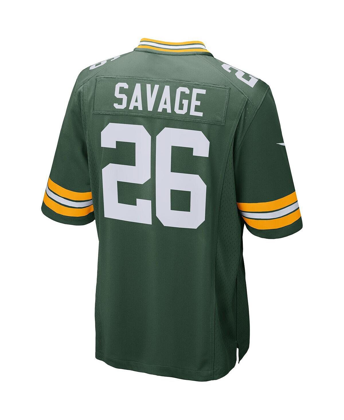 Мужская футболка darnell savage green green bay packers game джерси Nike,  зеленый – заказать по выгодной цене из-за рубежа в «CDEK.Shopping»