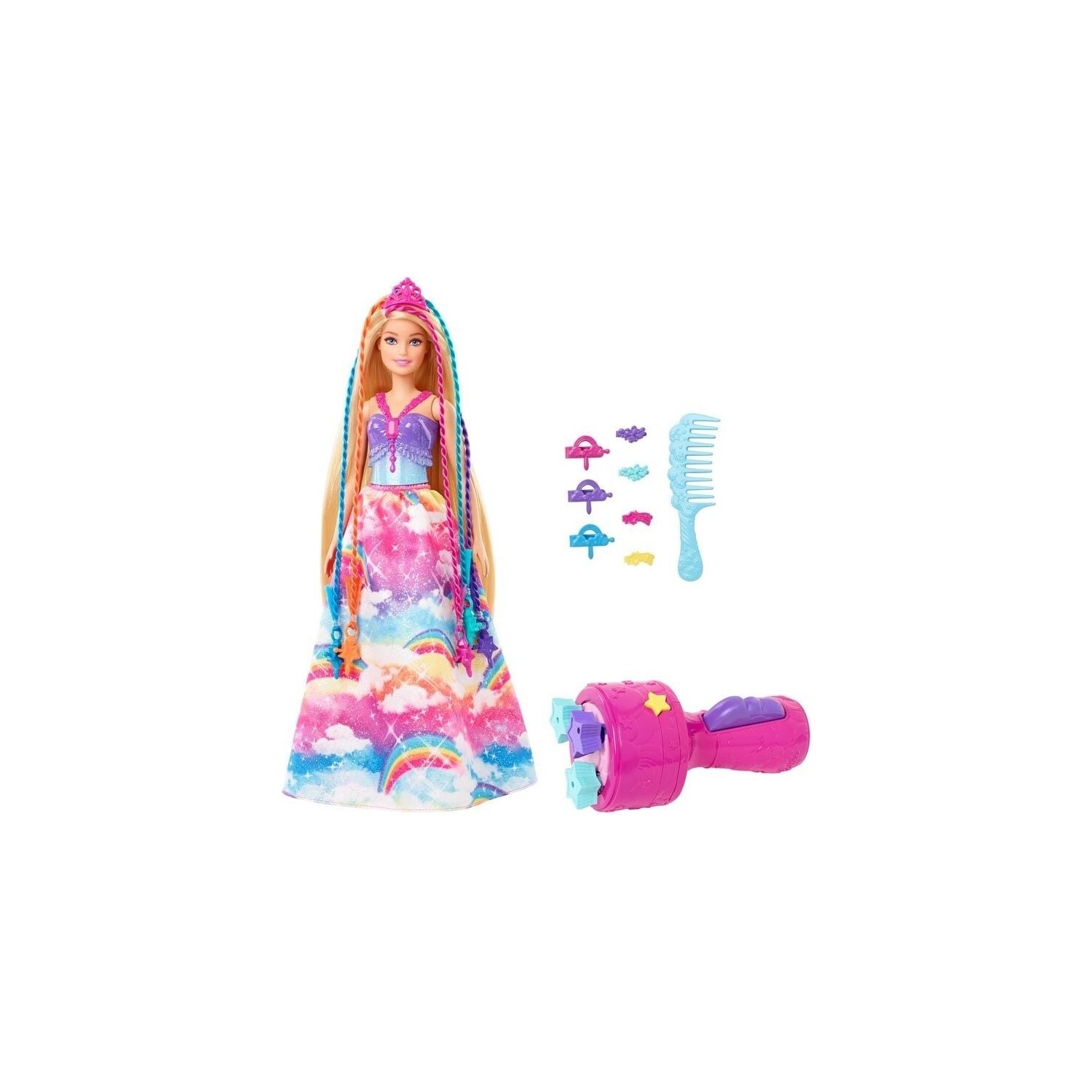 

Плетеная кукла принцессы Barbie Dreamtopia