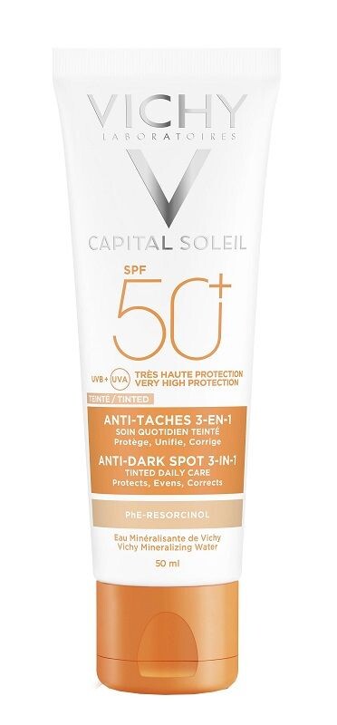 

Vichy Capital Soleil Anti Dark SPF50 защитный крем с фильтром, 50 ml