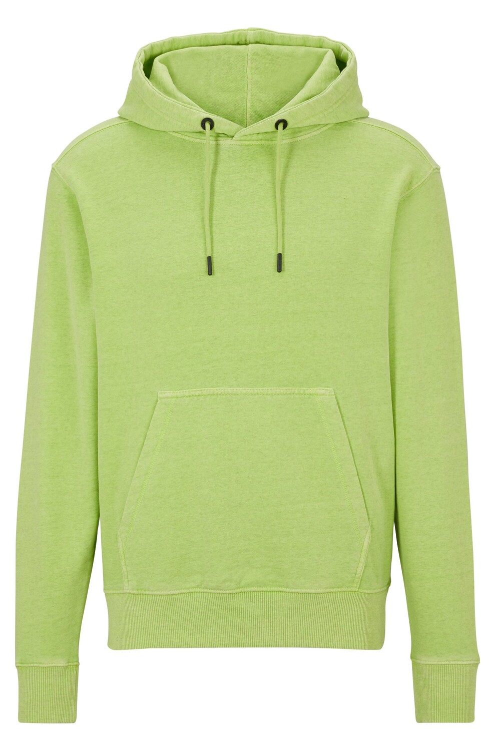 

Худи Hugo Boss Cotton-blend Relaxed-fit With Embroidered Logo, светло-зеленый