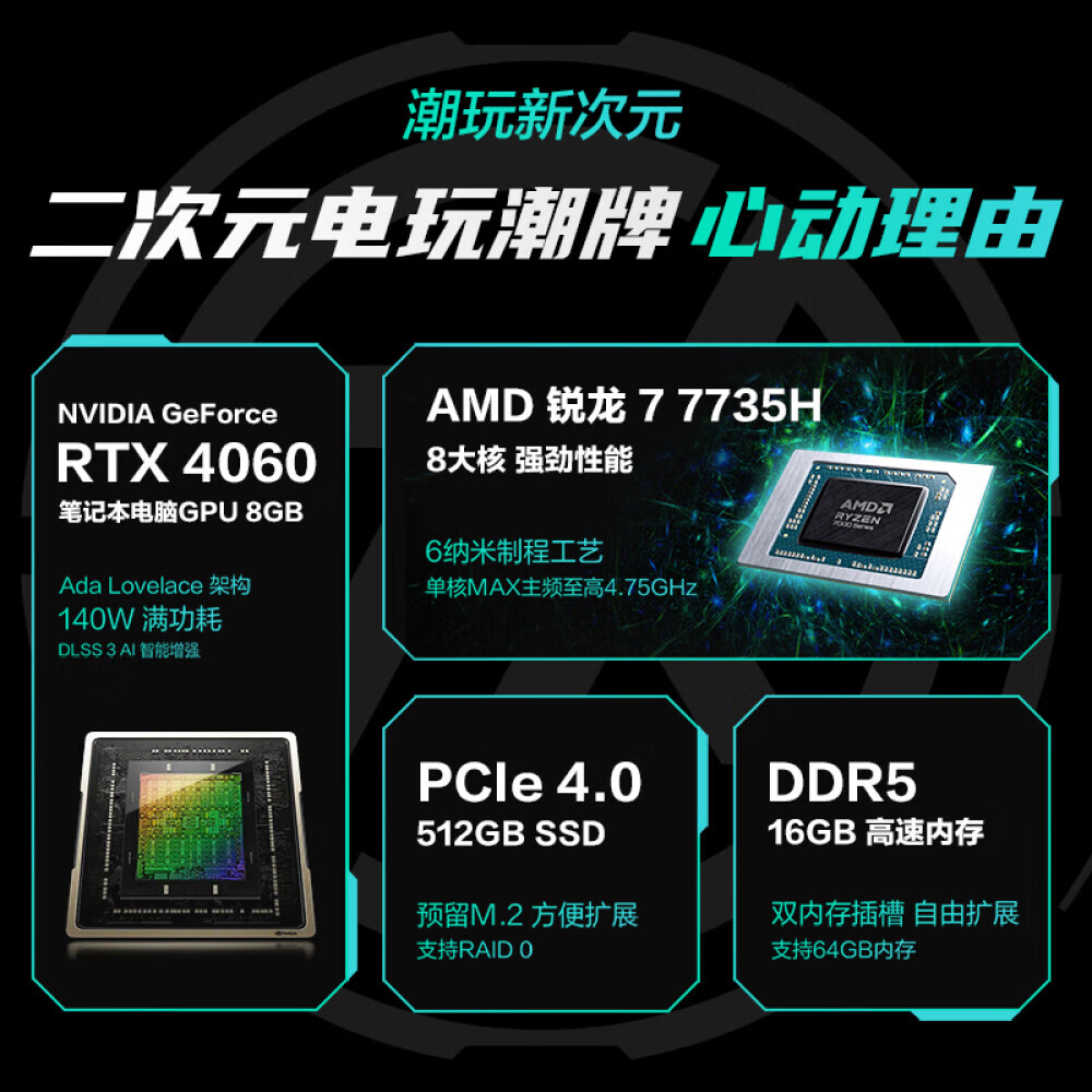 

Ноутбук игровой ASUS Tianxuan 4 Ruilong Edition 15,6', зеленый