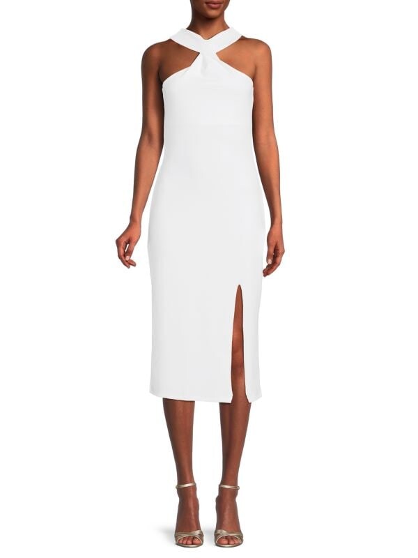 

Облегающее платье миди twist RACHEL Rachel Roy Eggshell